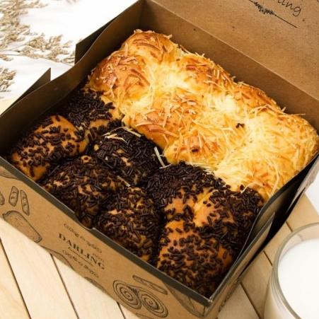 Gambar roti sobek roti kasur darling mix coklat keju dari rotidarling undefined Tokopedia