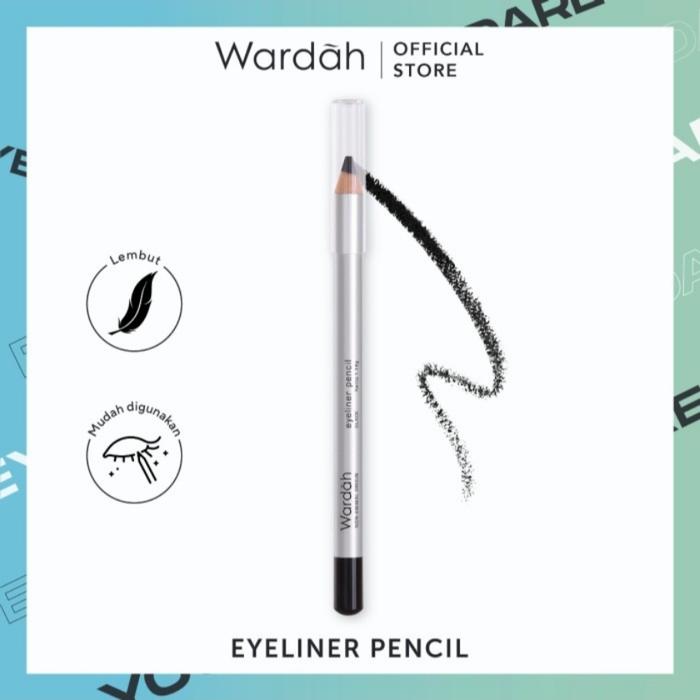 Gambar Wardah Eyeliner Pencil 1.14 g Black - Waterproof dan mudah di gunakan dari Mermaid123shop undefined Tokopedia