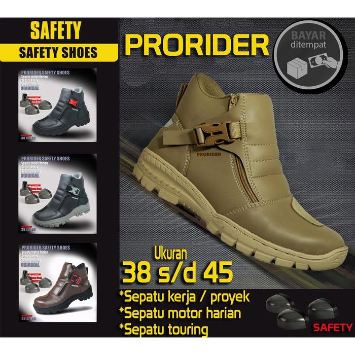 Gambar Sepatu Gunung Pria Hiking Outdoor Original Boots Safety Rider Touring - Cream, 38 dari Matrix Store Official undefined Tokopedia