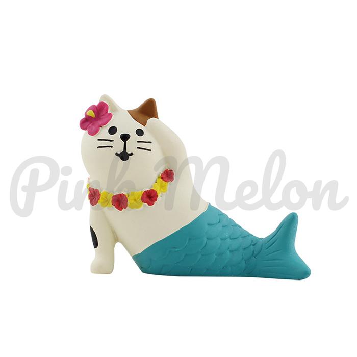 Gambar Decole Concombre Cat Mini Figure Decoration Japan - Mermaid Cat dari Pink Melon ID undefined Tokopedia