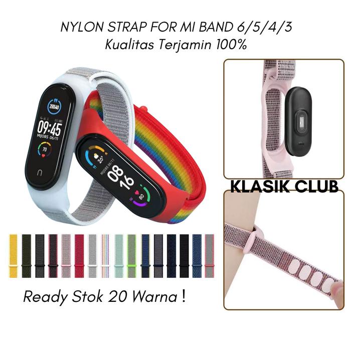 Jual Strap Xiaomi Mi Band Nylon Warna Warni Tali Pengganti Miband 6 5 4 3 -  Sand Pink - Jakarta Utara - Klasik Club | Tokopedia