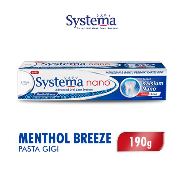 Gambar Systema Pasta Gigi Menthol Breeze Tube 190g - Mentol Breeze dari Wings Indonesia undefined Tokopedia