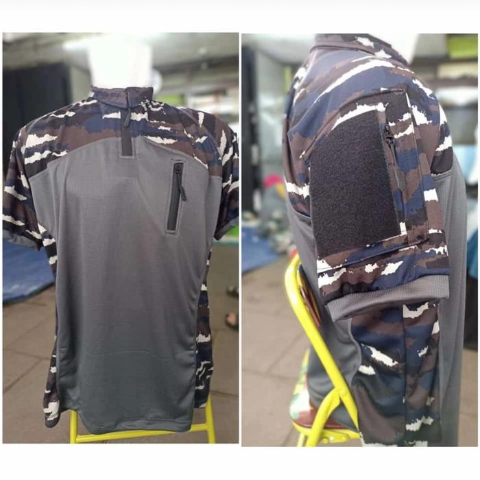 Gambar KAOS BDU DRAIFYT PENDEK TERBARU - loreng brimob, L dari zestore tactikal undefined Tokopedia