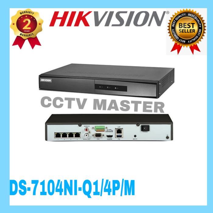 Jual NVR HIKVISION POE 4CH DS-7104NI-Q1/4P/M Kota Administrasi