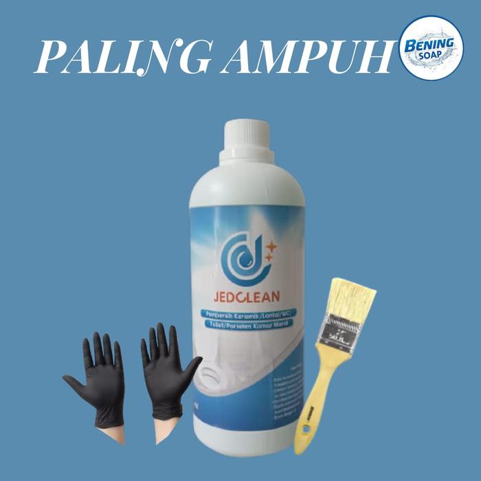 Gambar Pembersih Keramik, Lantai, Wc, Toilet, Porselen, Kerak,1Liter JEDCLEAN dari Sabun bening_NEW undefined Tokopedia