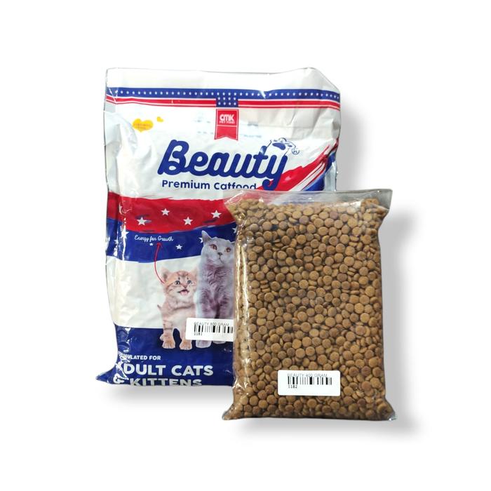 Gambar Beauty Premium Cat Food / MAKANAN KUCING PREMIUM BEAUTY 800gr Repack dari Y - Petshop undefined Tokopedia
