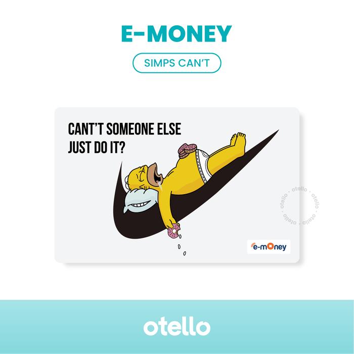 Gambar eMoney Simps Can't Kartu e-Money Lucu Cetak eToll Mandiri Card Meme - Print 2 Sisi dari Otello Studio undefined Tokopedia