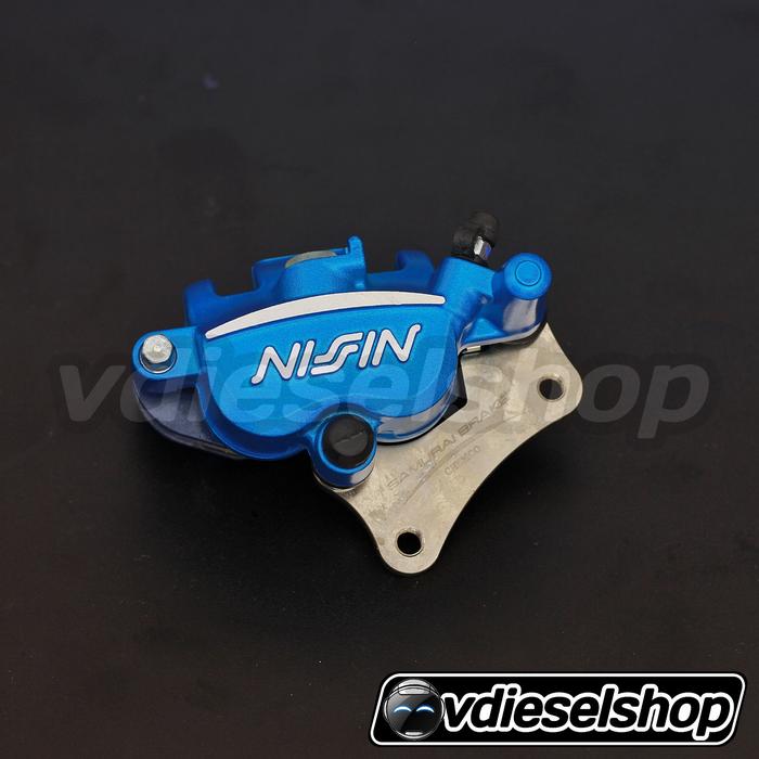 Gambar Kaliper Rem Depan Nissin Samurai 2 Piston Ninja 150 R RR Satria FU GSX - Hitam dari V-Diesel Shop undefined 2 Tokopedia