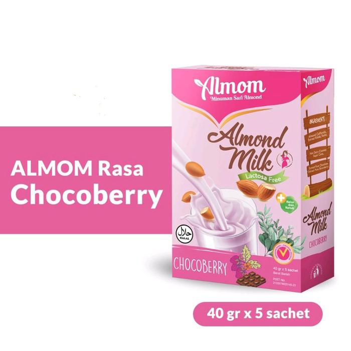 Gambar Almom Booster Milk / ASI Booster / Pelancar ASI / Yummy Almond - Chocoberry dari Almond Corner Surabaya Pusat undefined Tokopedia