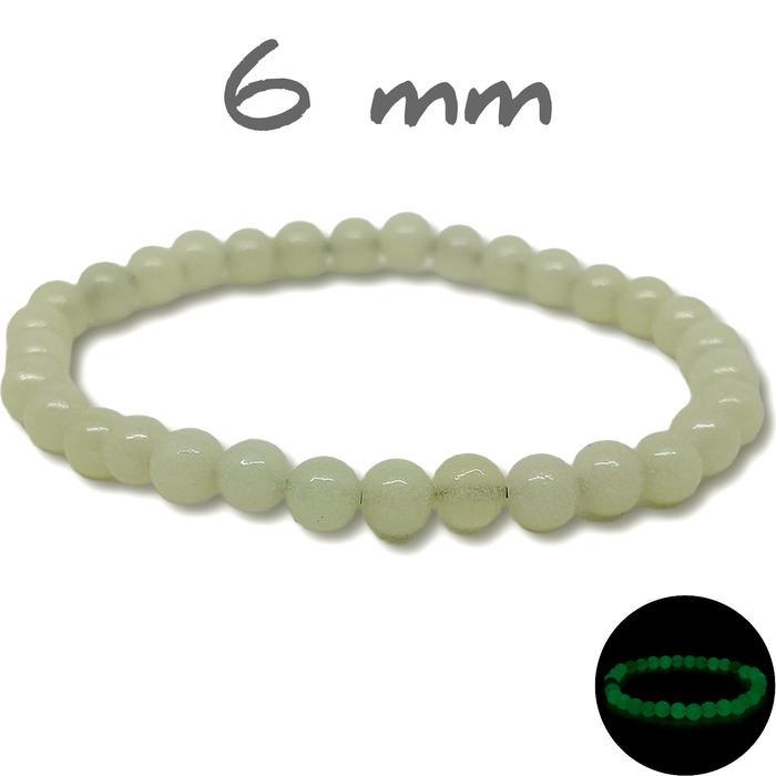 Gambar gelang batu fosfor original garansi menyala dalam gelap - 6 mili dari alamripermata undefined Tokopedia