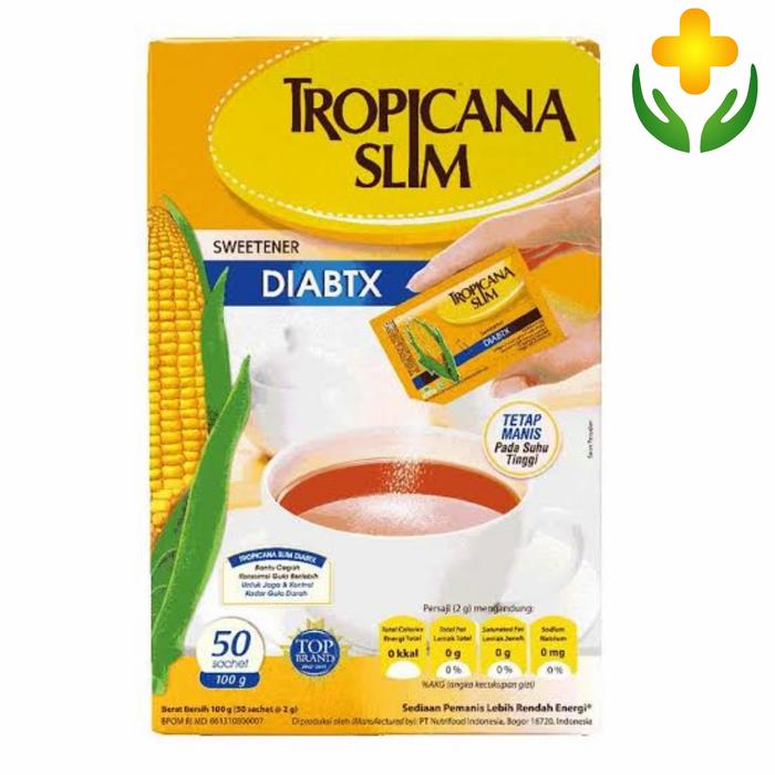 Gambar Tropicana Slim Diabtx Isi 25 50 100 - 50 sachet dari APOTEK BAROKAH MEDIKA undefined Tokopedia