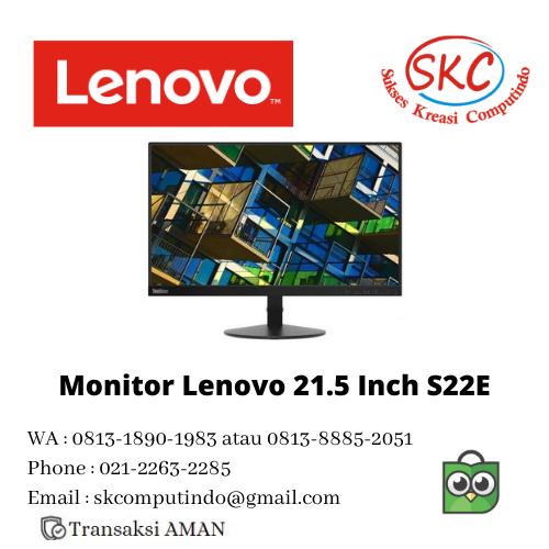Jual Monitor Lenovo 21.5 Inch S22E 