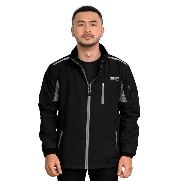 Gambar Jaket Motor Pria Touring Parasut Anti Angin Windshield 3 Warna Pilihan - Hitam, S dari Wahanajaket undefined Tokopedia