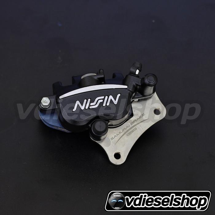 Gambar Kaliper Rem Depan Nissin Samurai 2 Piston Ninja 150 R RR Satria FU GSX - Hitam dari V-Diesel Shop undefined 4 Tokopedia