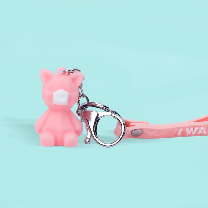 Gambar Gantungan Kunci Hewan Imut / Key Chain Cute Animal AT0044 - Pink Pig dari Suka Senang Sekolah undefined Tokopedia