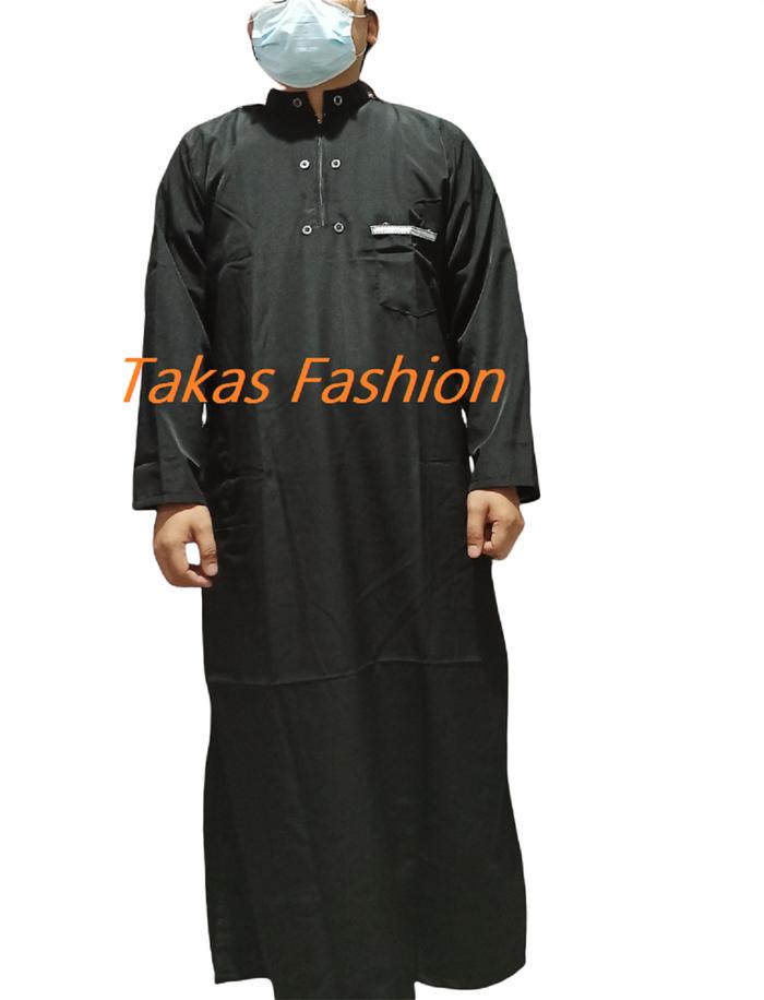Gambar 2PCS jubah LUARAN + jubah DALAM pria / jubah gamis pria arab TERLARIS - DALAM aja HITAM, S dari Takas Fashion undefined Tokopedia
