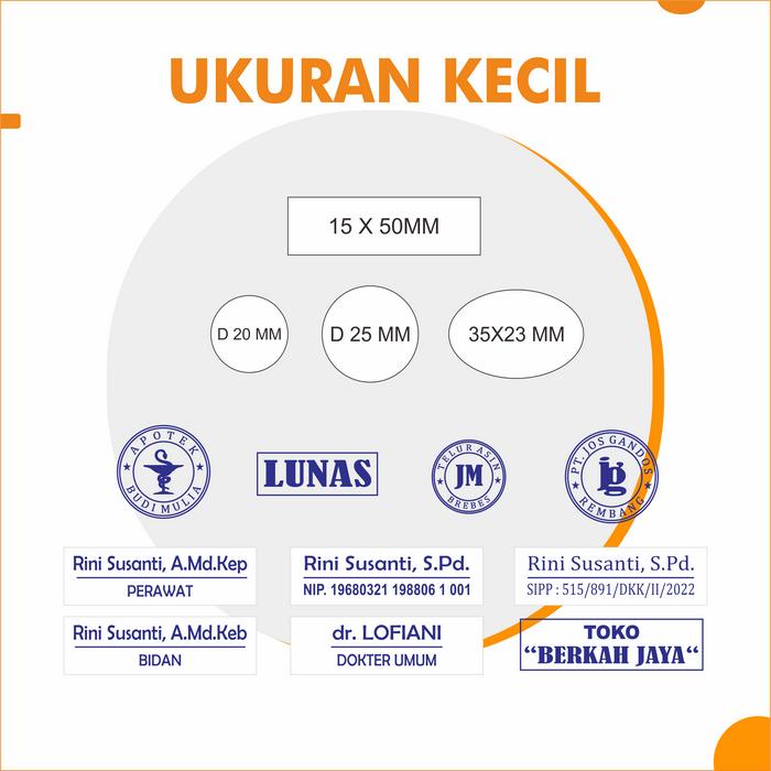 Gambar Stempel Kayu - KECIL dari Kreatif Store 866 undefined Tokopedia