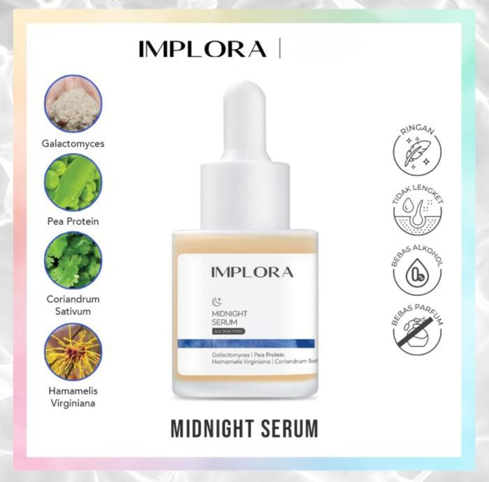 Gambar Implora Serum - Midnight Serum dari 7Purple undefined Tokopedia