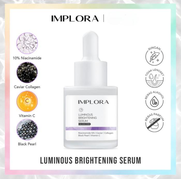 Gambar Implora Serum - Luminous Bright dari 7Purple undefined Tokopedia