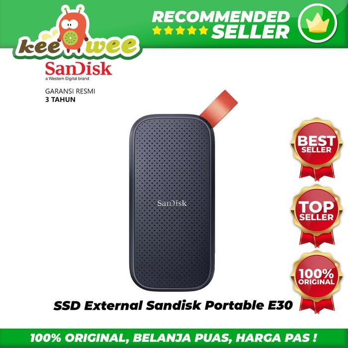 SSD External Sandisk Portable E30 480GB di Keewee Shop Tokopedia