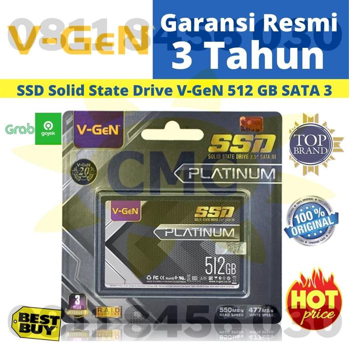 Solid State Drive Ssd Vgen 512gb V Gen Intern Ssd 1tb 258GB 512GB