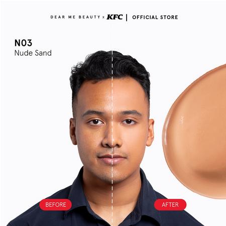 Gambar Dear Me Beauty X KFC Primer + Foundation Breathable Cushion SPF46 PA++ - N03 Sand dari Home-Grosir undefined Tokopedia