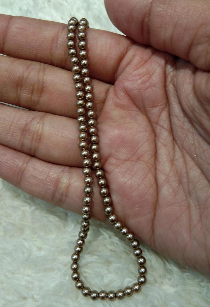 Gambar Torenda Pearl Mutiara T5810 Payet Jahit 4mm - Varian Warna/PCS - Bronze dari Torenda undefined Tokopedia