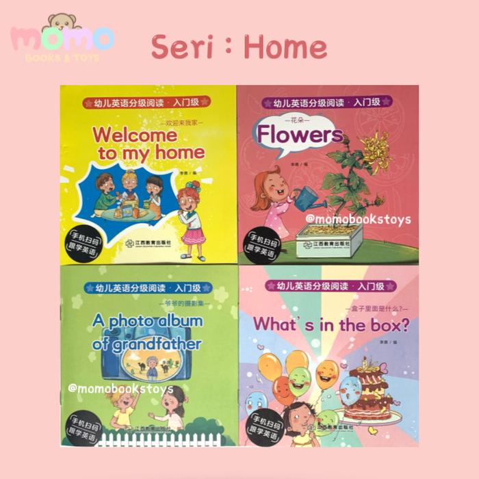 Jual Isi 4 Buku Cerita Anak Bahasa Inggris (Scan QR) Bacaan Impor Murah ...
