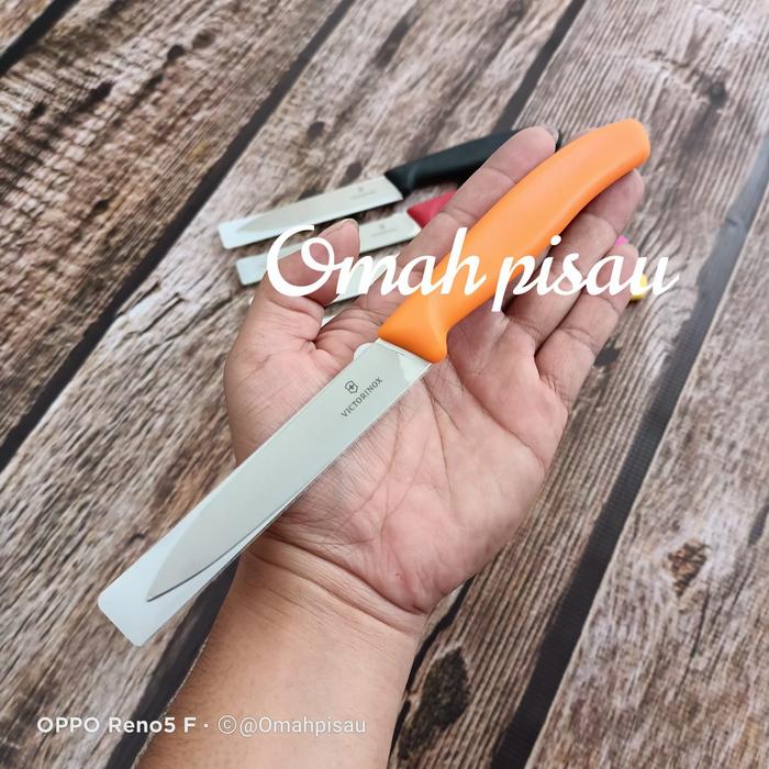 Gambar Paring knife pisau dapur victorinox 10 cm 6.7701 Red original Swiss - Orange dari Omah Pisau Jogja undefined Tokopedia