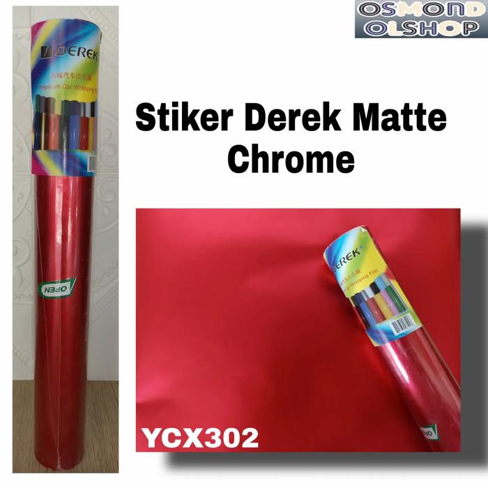 Gambar Stiker Scotlite Derek Matte Chrome (Per Meter) - Tulis Dinote dari Osmond Olshop undefined 4 Tokopedia