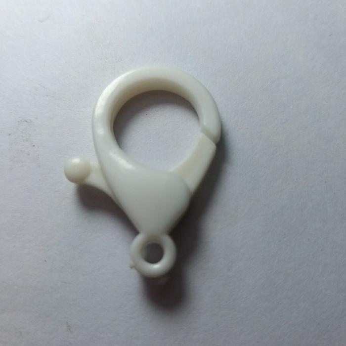 Gambar Hook Plastik pj 2.5cm diameter lubang 2mm - Putih dari Toko Estiga Kota Tangerang Tokopedia