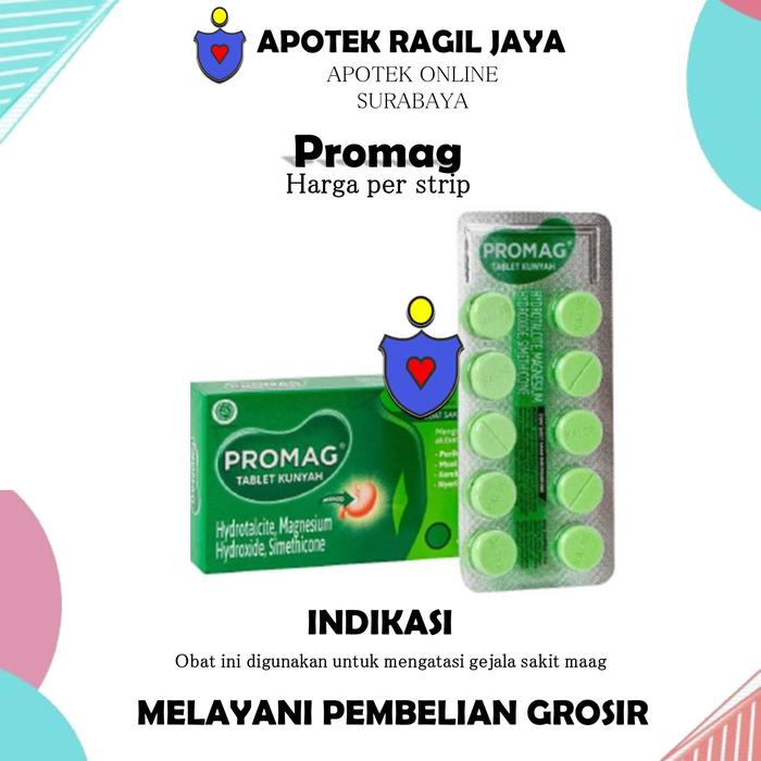Gambar Promag obat untuk mengatasi gejala sakit maag dari Apotek Ragil Jaya undefined Tokopedia