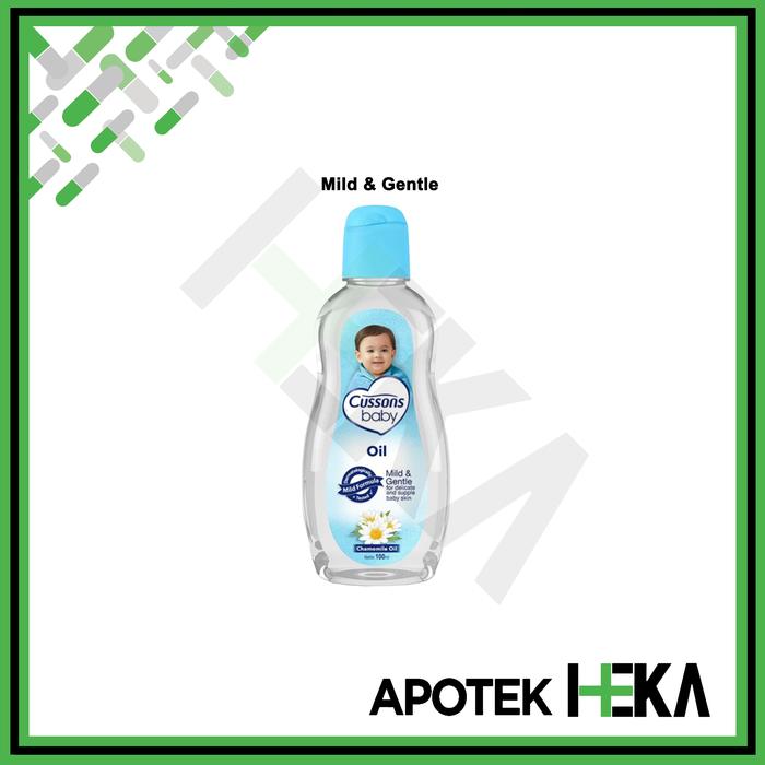 Gambar Cussons Baby Oil 100 ml / Soft & Smooth - Mild & Gentle - Biru dari Apotek Heka Semarang undefined Tokopedia