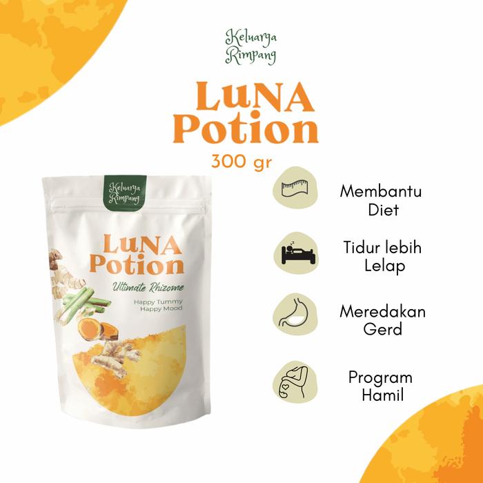 Gambar Luna Potion Ramuan Cinta Jsr Diet Detox Maag Gerd Promil Glowing - 80 gr dari Keluarga Rimpang Official undefined Tokopedia