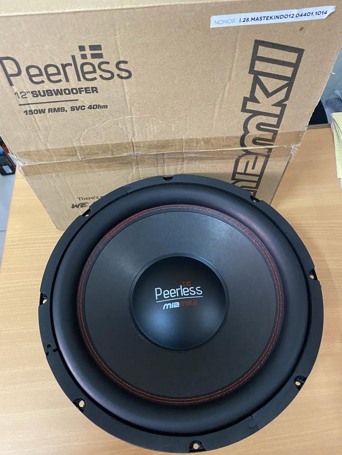 Subwoofer Peerless 12 Inch Jual Subwoofer Peerless M12 MKII 12inch