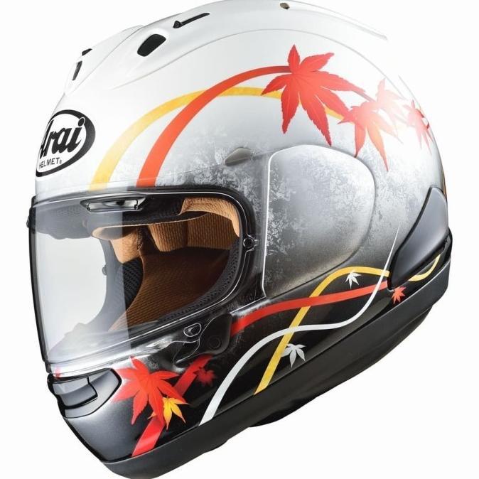 Gambar Arai Sni Rx7X Kaede Original Helm Full Face - White Red Ferdinaidref - M dari ferdinaidref undefined Tokopedia