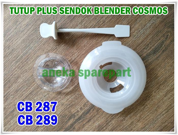 Gambar GELAS DAN TUTUP PLUS SENDOK BLENDER COSMOS CB 287 CB 289 - TUTUP & SENDOK dari Toko Sahabat Sparepart undefined Tokopedia