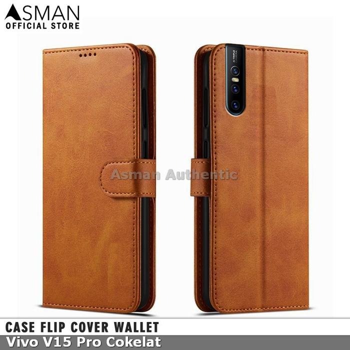 Cover Wallet Flip Cover Vivo V15 Pro Flip Samsung Wallet Leather