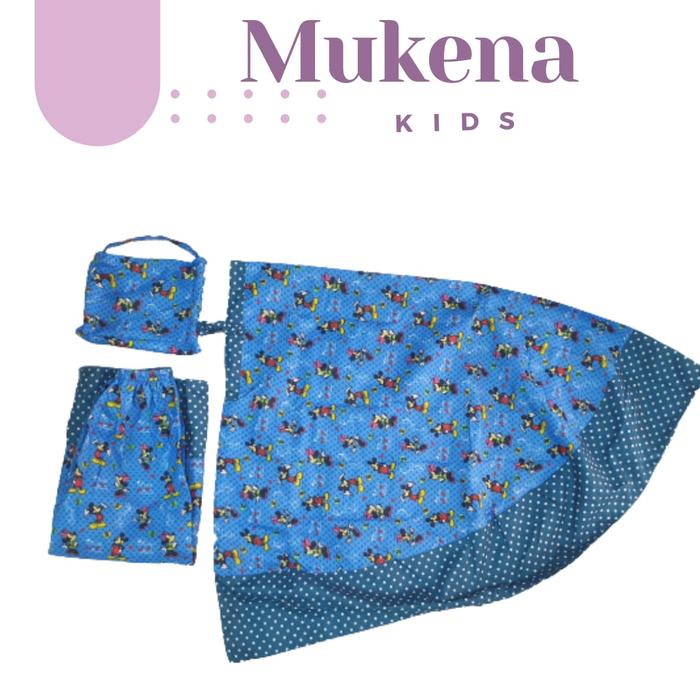 Gambar MUKENA ANAK MOTIF KARAKTER KARTUN USIA 2 - 6 TAHUN - Random/mukena - 2-5 thn dari Solusi Mainan undefined Tokopedia