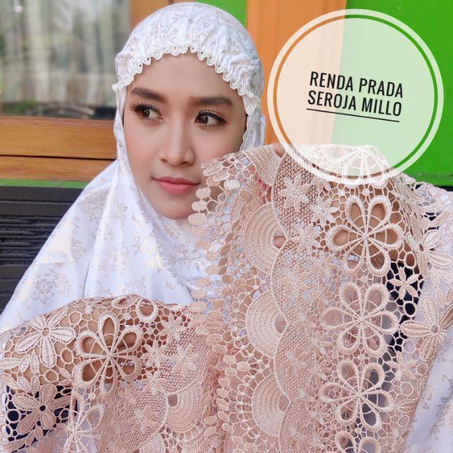Gambar MUKENA PRADA MILO - seroja dari BIMAEKO undefined Tokopedia