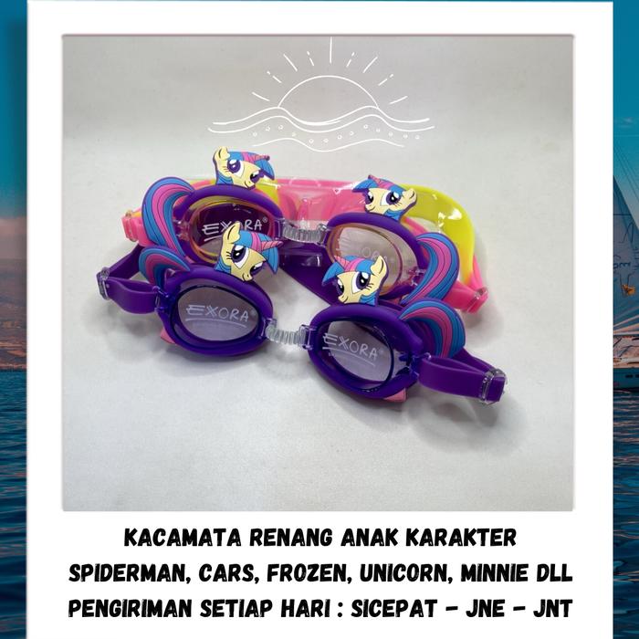 Gambar Kacamata Renang Anak Perempuan Laki laki Karakter Lucu - Kuda Pony dari Jukisukarenang undefined Tokopedia