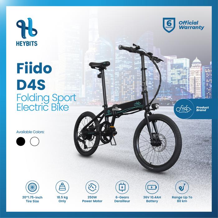 Fiido D4S Folding Electric Bike 10.4Ah 