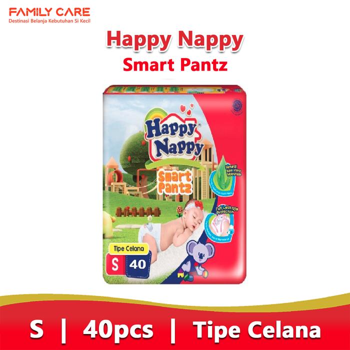 Gambar Happy Nappy Smart Pants S40 S 40 / M34 M 34 / L30 L 30 / XL26 XL 26 - S40 dari Family Care Indonesia undefined Tokopedia