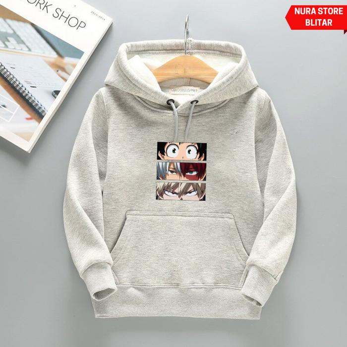 Gambar Jaket Hodie Switer Anak Laki Laki Perempuan Anime Umur 1 - 12 Tahun Th - Abu-abu, 02 dari Nura Store Blitar undefined Tokopedia