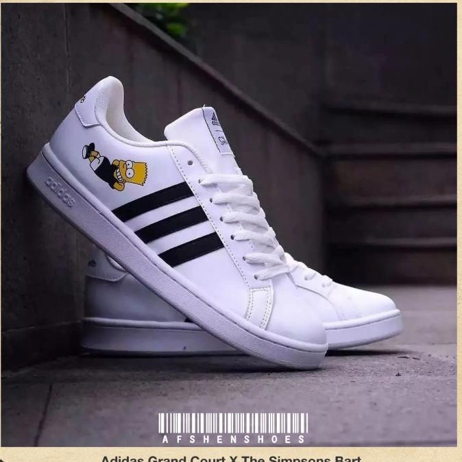 adidas grand court x the simpsons