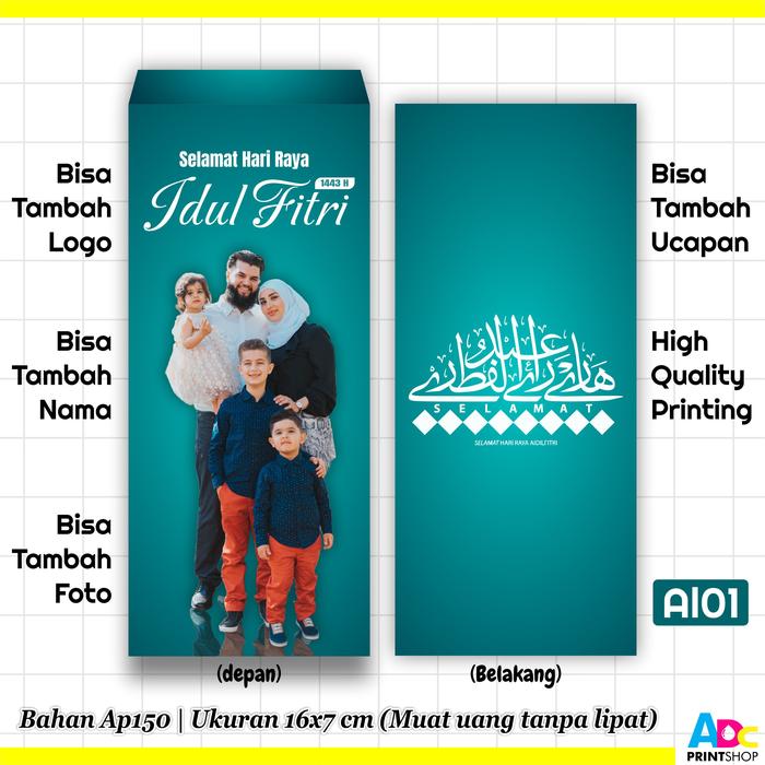 Gambar AMPLOP LEBARAN CUSTOM / AMPLOP IDUL FITRI / AMPLOP THR - AL01 dari ADC PrintShop undefined Tokopedia