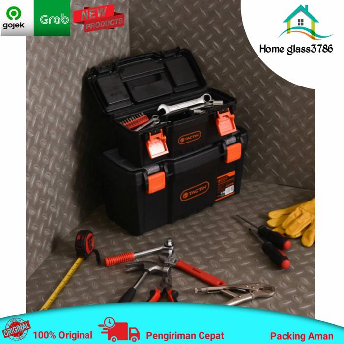 Gambar Kotak Perkakas Tactix isi 2 Pcs / Tool box / Tool Kit / Hand tool dari Home glass3786 undefined Tokopedia