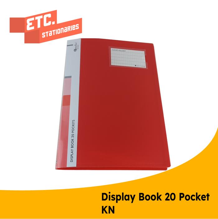 Gambar Dataflex Display Book Folio / Clear Holder 20 Pocket KN - Merah dari ETC Stationery undefined Tokopedia