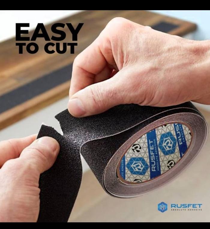 Gambar Stiker AntiSlip anti licin tangga lantai Kuning Hitam - Hitam dari Stickermart undefined Tokopedia