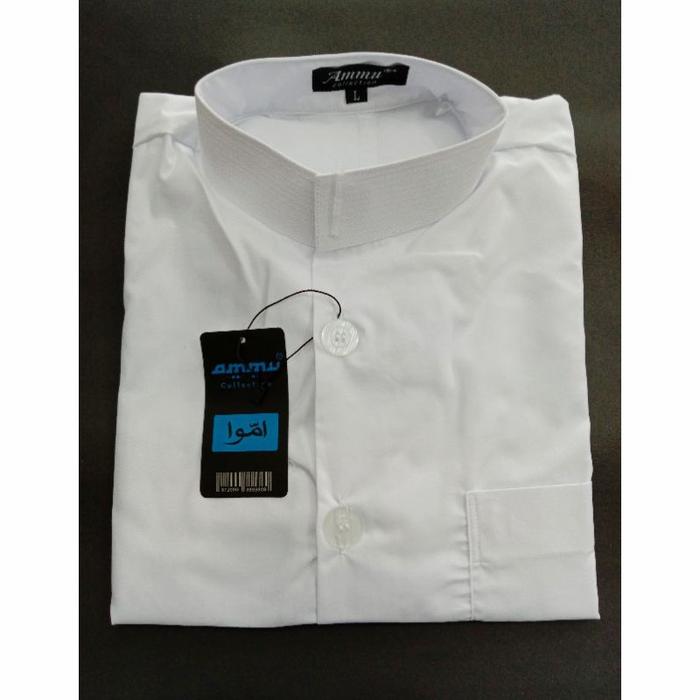 Gambar Baju Koko Baju Muslim Pria AMMU ORIGINAL - Putih, S dari AzzahraParfum_NEW undefined Tokopedia